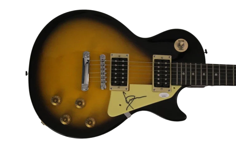 JULIAN CASABLANCAS SIGNED AUTOGRAPH GIBSON EPIPHONE LES PAUL GUITAR STROKES  PSA