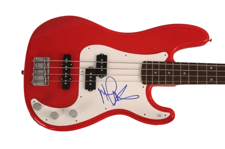 MICHAEL ANTHONY SIGNED AUTOGRAPH FENDER ELECTRIC BASS GUITAR  VAN HALEN JSA