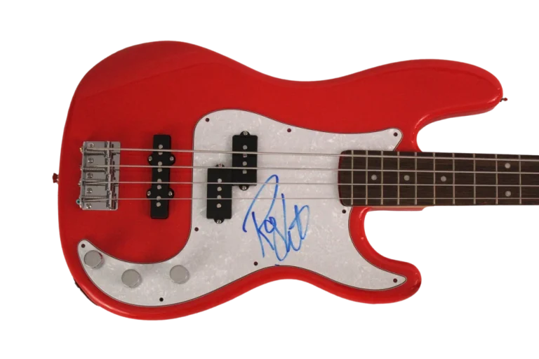 ROGER WATERS SIGNED AUTOGRAPH FENDER BASS GUITAR / PINK FLOYD THE WALL JSA COA