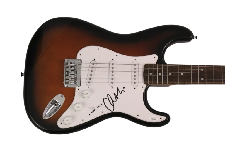 ORIANTHI PANAGARIS SIGNED AUTOGRAPH FULL SIZE FENDER ELECTRIC GUITAR W/ JSA COA