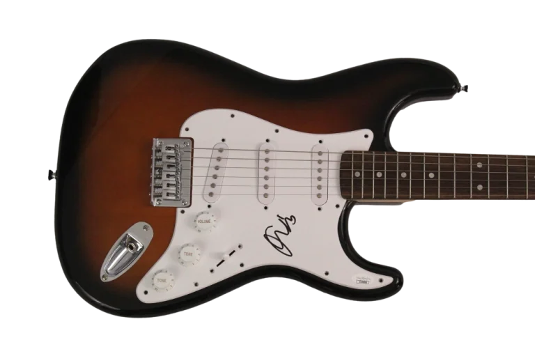 ORIANTHI PANAGARIS SIGNED AUTOGRAPH FULL SIZE FENDER ELECTRIC GUITAR - JSA COA