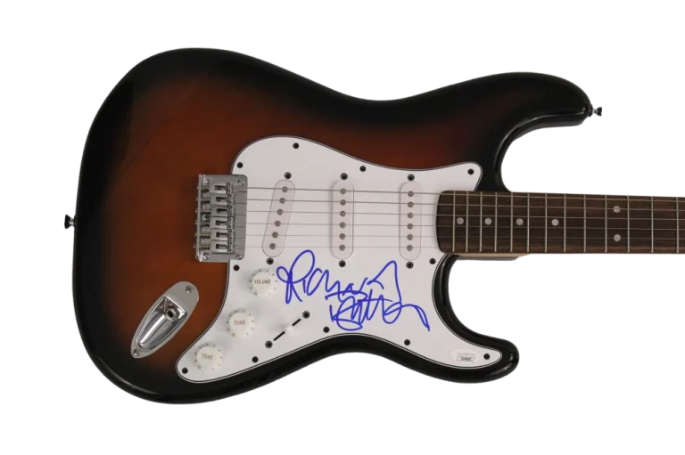 RICHARD BUTLER SIGNED AUTOGRAPH FENDER ELECTRIC GUITAR THE PSYCHEDELIC FURS JSA