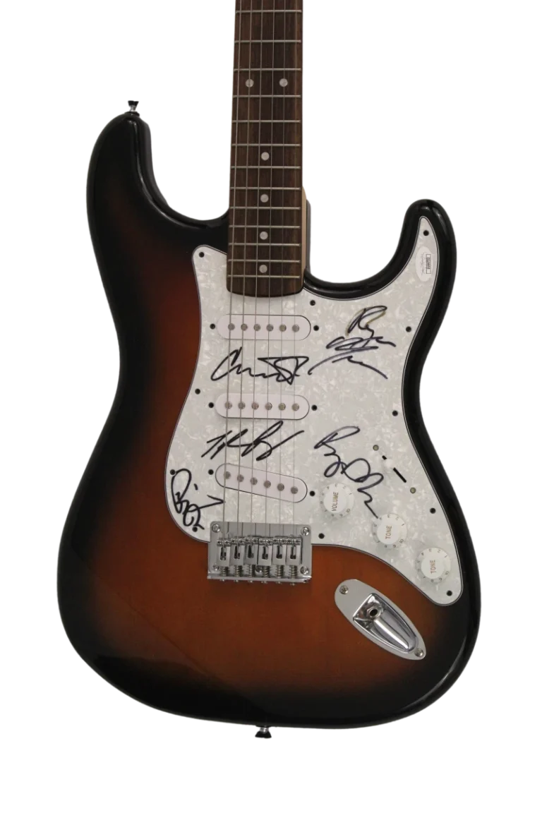 BAND OF HORSES (X5) SIGNED AUTOGRAPH FULL SIZE FENDER ELECTRIC GUITAR W/ JSA COA