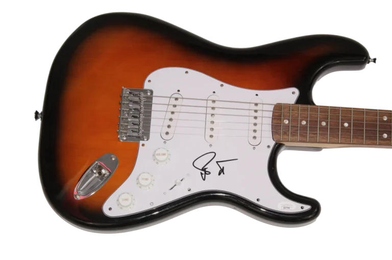 TREY ANASTASIO SIGNED AUTOGRAPH FENDER ELECTRIC GUITAR PHISH BILLY BREATHES JSA