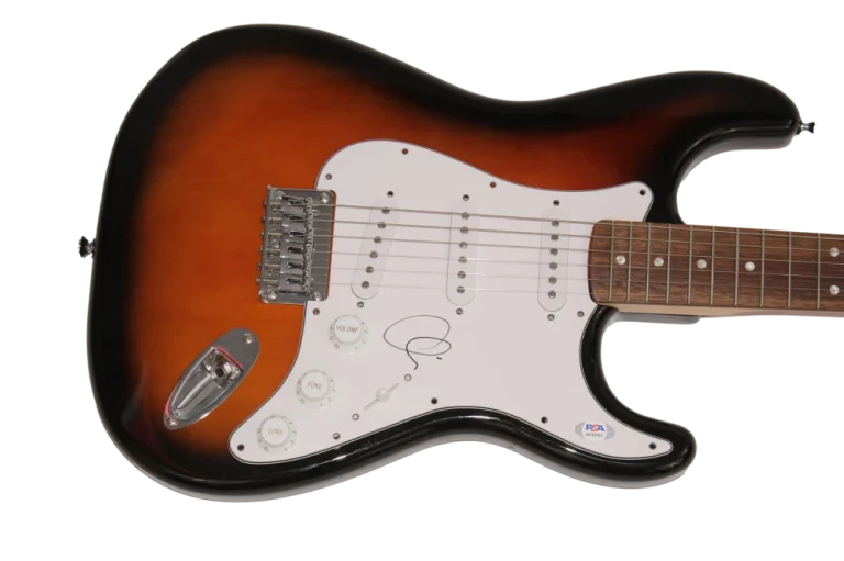 ADAM LEVINE SIGNED AUTOGRAPH FULL SIZE FENDER ELECTRIC GUITAR - MAROON 5 PSA COA