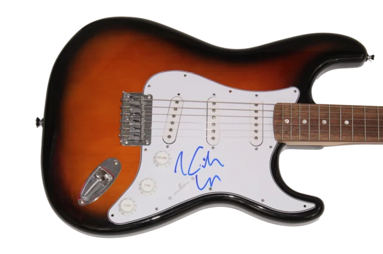 KEITH URBAN SIGNED AUTOGRAPH FENDER ELECTRIC GUITAR - COUNTRY MUSIC STAR W/ JSA