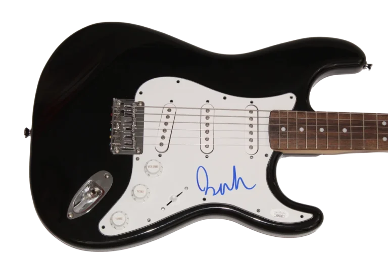 BECK SIGNED AUTOGRAPH FULL SIZE BLACK FENDER ELECTRIC GUITAR ODELAY RARE JSA COA