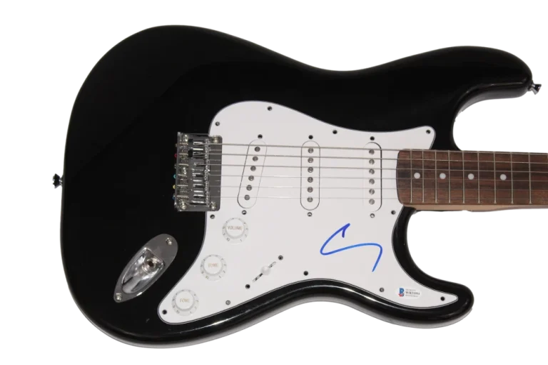 COREY TAYLOR SIGNED AUTOGRAPH BALCK FENDER ELECTRIC GUITAR SLIPKNOT BECKETT COA