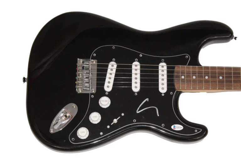 COREY TAYLOR SIGNED AUTOGRAPH BLACK FENDER ELECTRIC GUITAR - SLIPKNOT W/ BECKETT