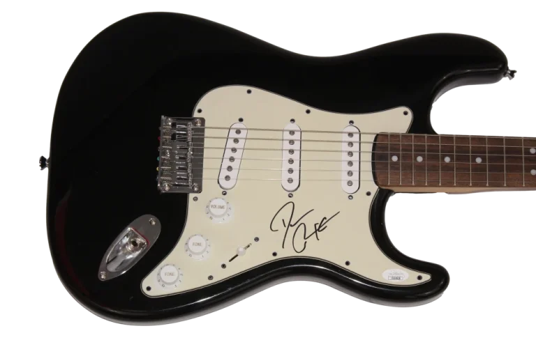 DARIUS RUCKER SIGNED AUTOGRAPH FULL SIZE BLACK FENDER ELECTRIC GUITAR W/ JSA COA