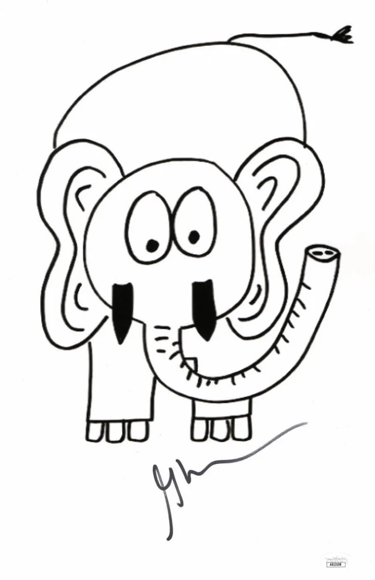 GARY VAYNERCHUK SIGNED AUTOGRAPH 11X17 POSTER VEEFRIENDS EMPATHETIC ELEPHANT JSA