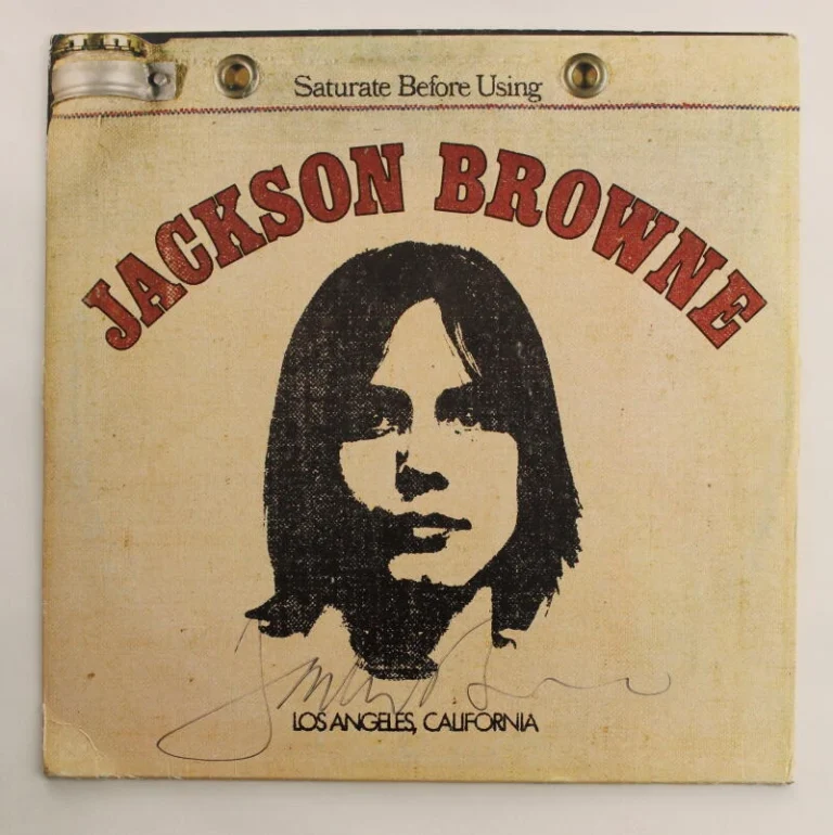 JACKSON BROWNE SIGNED AUTOGRAPH ALBUM VINYL RECORD LP - W/ JSA & BECKETT COA