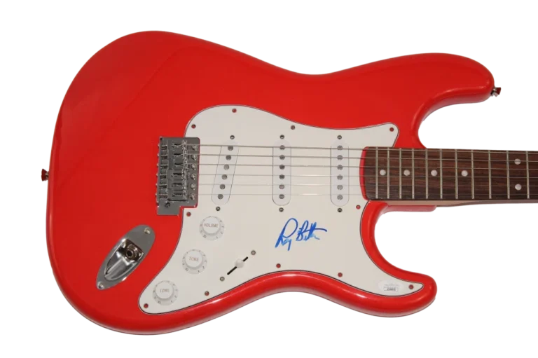 ROY BITTAN SIGNED AUTOGRAPH FULL SIZE FENDER ELECTRIC GUITAR E STREET BAND JSA