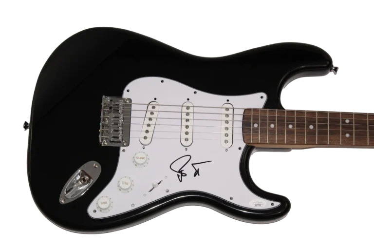 TREY ANASTASIO SIGNED AUTOGRAPH BLACK FENDER ELECTRIC GUITAR PHISH W/ JSA COA