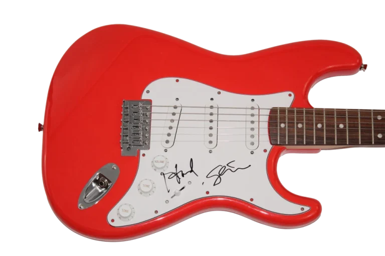HOWARD STERN SIGNED AUTOGRAPH RED FENDER ELECTRIC GUITAR SHOW COMES AGAIN W/ JSA