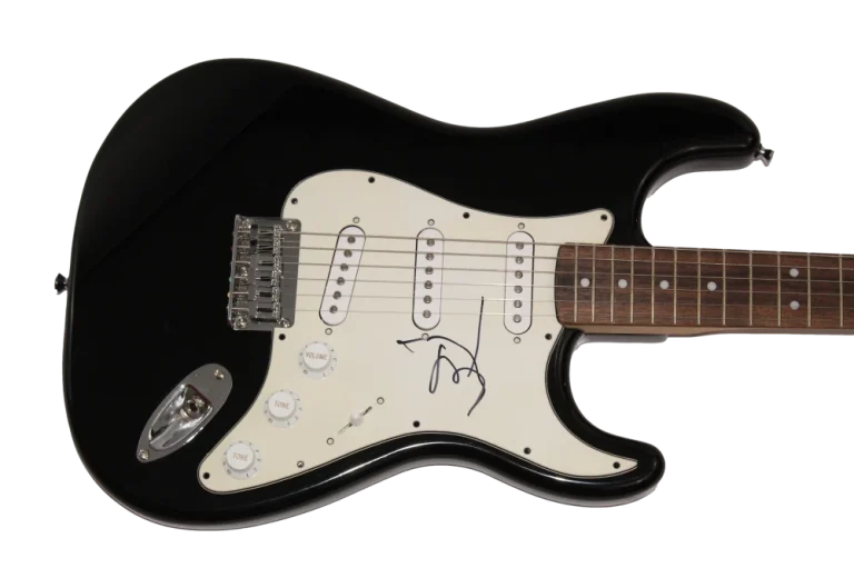 JOHNNY DEPP SIGNED AUTOGRAPH FENDER GUITAR PIRATES OF THE CARIBBEAN W/ JSA COA
