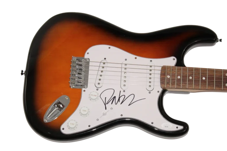 PAT MONAHAN SIGNED AUTOGRAPH FULL SIZE FENDER ELECTRIC GUITAR - TRAIN W/ JSA COA