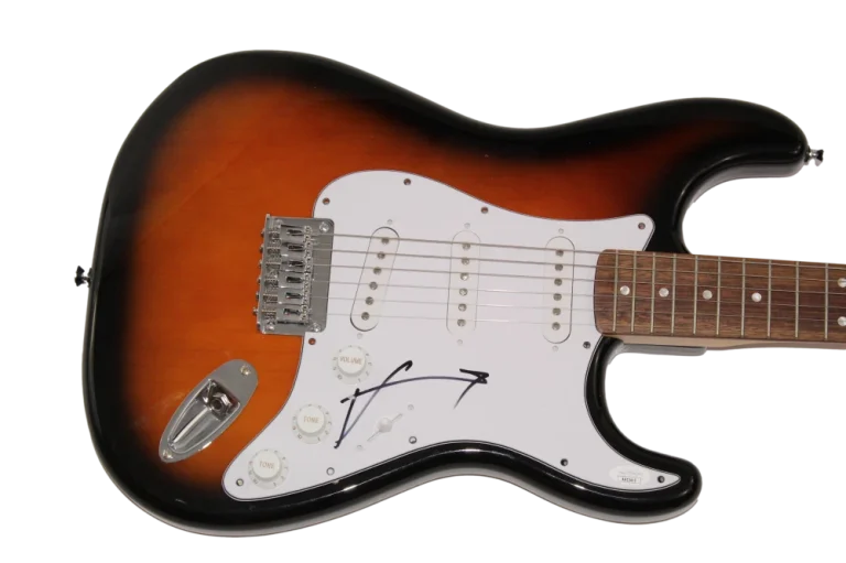 JARED LETO SIGNED AUTOGRAPH FENDER ELECTRIC GUITAR - FIGHT CLUB MORBIUS JSA COA