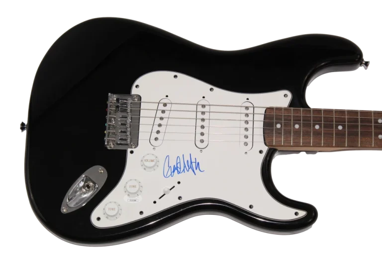 GARY CLARK JR SIGNED AUTOGRAPH FULL SIZE BLACK FENDER ELECTRIC GUITAR w/ JSA COA