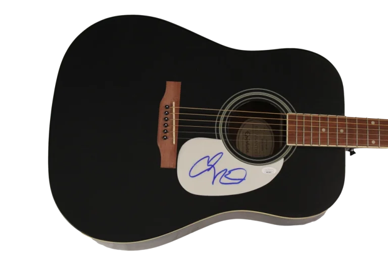 ADAM SANDLER SIGNED AUTOGRAPH GIBSON EPIPHONE ACOUSTIC GUITAR BILLY MADISON JSA