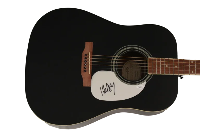 HALSEY SIGNED AUTOGRAPH GIBSON EPIPHONE ACOUSTIC GUITAR - SEXY SINGER JSA COA