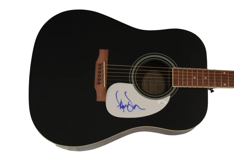 ADAM DURITZ SIGNED AUTOGRAPH GIBSON EPIPHONE GUITAR COUNTING CROWS STUD JSA COA