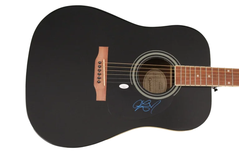 LAUREN ALAINA SIGNED AUTOGRAPH GIBSON EPIPHONE ACOUSTIC GUITAR - WILDFLOWER JSA