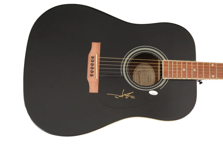 JIMMIE ALLEN SIGNED AUTOGRAPH FULL SIZE GIBSON EPIPHONE ACOUSTIC GUITAR JSA COA