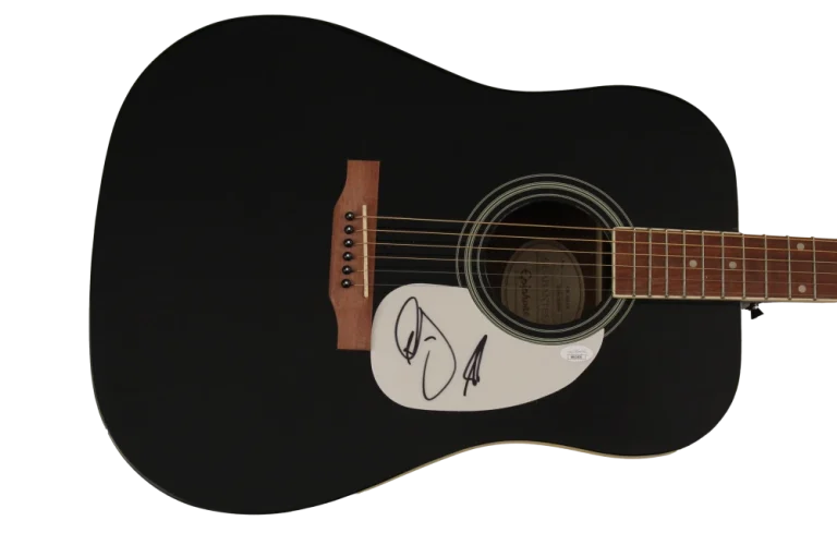 DAN & SHAY SIGNED AUTOGRAPH FULL SIZE GIBSON EPIPHONE ACOUSTIC GUITAR JSA COA