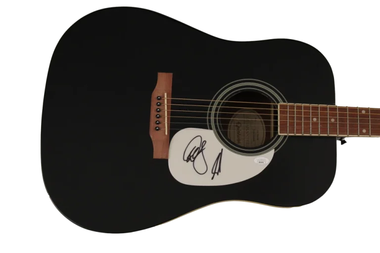 DAN SMYERS & SHAY MOONEY SIGNED AUTOGRAPH GIBSON ACOUSTIC GUITAR DAN + SHAY JSA
