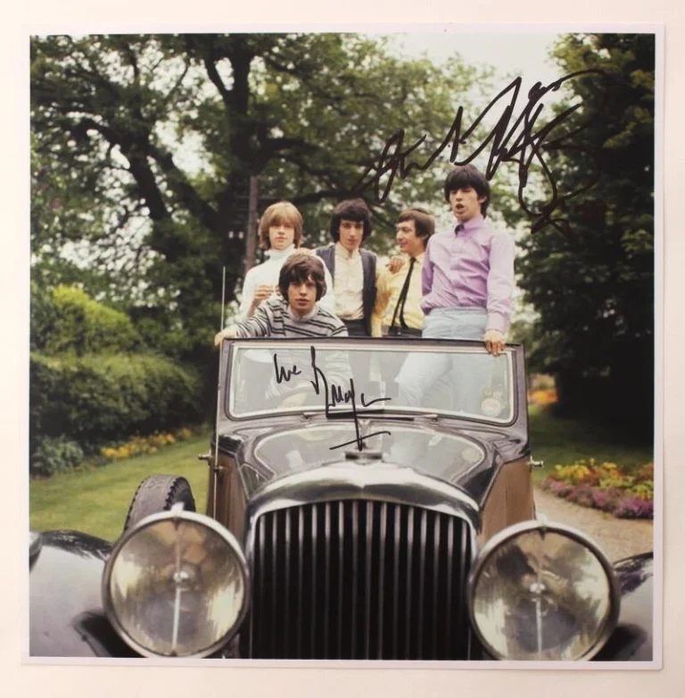 CHARLIE WATTS & BILL WYMAN SIGNED AUTOGRAPH 12X12 PHOTO - ROLLING STONES JSA COA