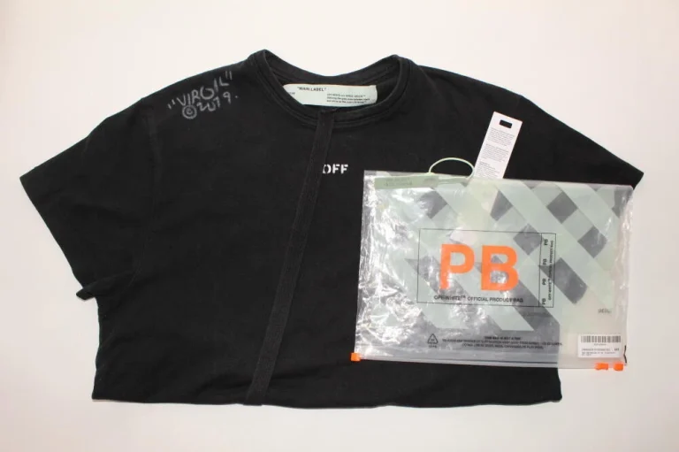 VIRGIL ABLOH SIGNED AUTOGRAPH 2013 OFF WHITE MAIN LABEL T-SHIRT - VERY RARE! JSA