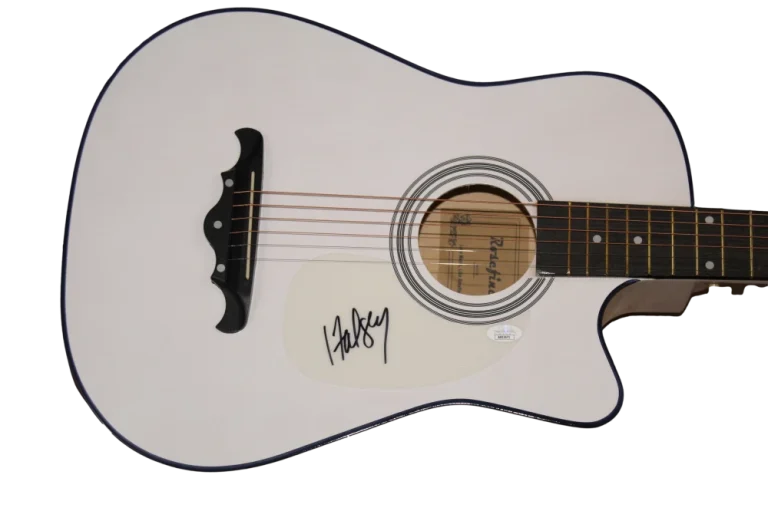HALSEY SIGNED AUTOGRAPH FULL SIZE ACOUSTIC GUITAR - SEXY SINGER RARE! W/ JSA COA