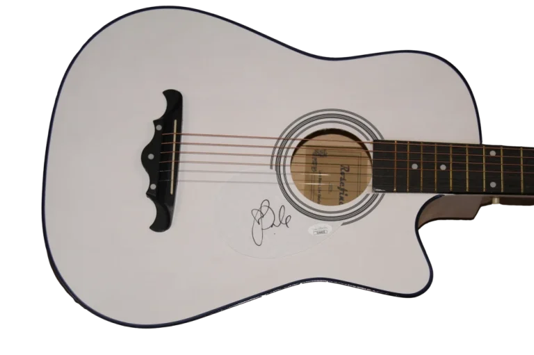 PINK ALECIA MOORE SIGNED AUTOGRAPH FULL SIZE ACOUSTIC GUITAR - VERY RARE JSA COA
