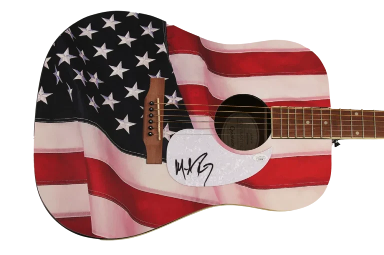 MICHAEL RAY SIGNED AUTOGRAPH CUSTOM 1/1 GIBSON EPIPHONE ACOUSTIC GUITAR JSA COA