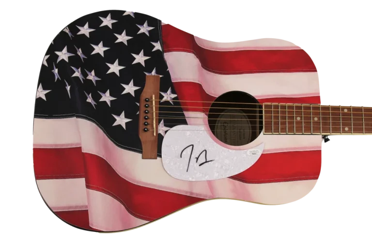 JIMMIE ALLEN SIGNED AUTOGRAPH CUSTOM 1/1 GIBSON EPIPHONE ACOUSTIC GUITAR JSA COA