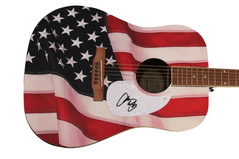 CHRIS YOUNG SIGNED AUTOGRAPH CUSTOM 1/1 GIBSON EPIPHONE ACOUSTIC GUITAR  JSA COA