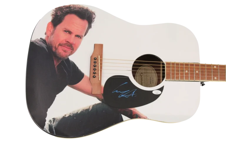 GARY ALLAN SIGNED AUTOGRAPH CUSTOM 1/1 GIBSON EPIPHONE ACOUSTIC GUITAR - JSA COA