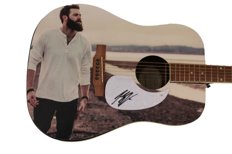 JORDAN DAVIS SIGNED AUTOGRAPH CUSTOM GIBSON EPIPHONE ACOUSTIC GUITAR 1/1 JSA COA