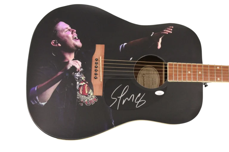 SCOTTY MCCREERY SIGNED AUTOGRAPH CUSTOM 1/1 GIBSON GUITAR AMERICAN IDOL JSA COA