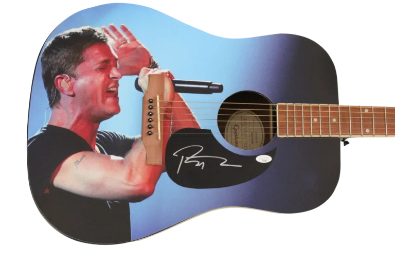 ROB THOMAS SIGNED AUTOGRAPH CUSTOM EPIPHONE ACOUSTIC GUITAR MATCHBOX TWENTY JSA