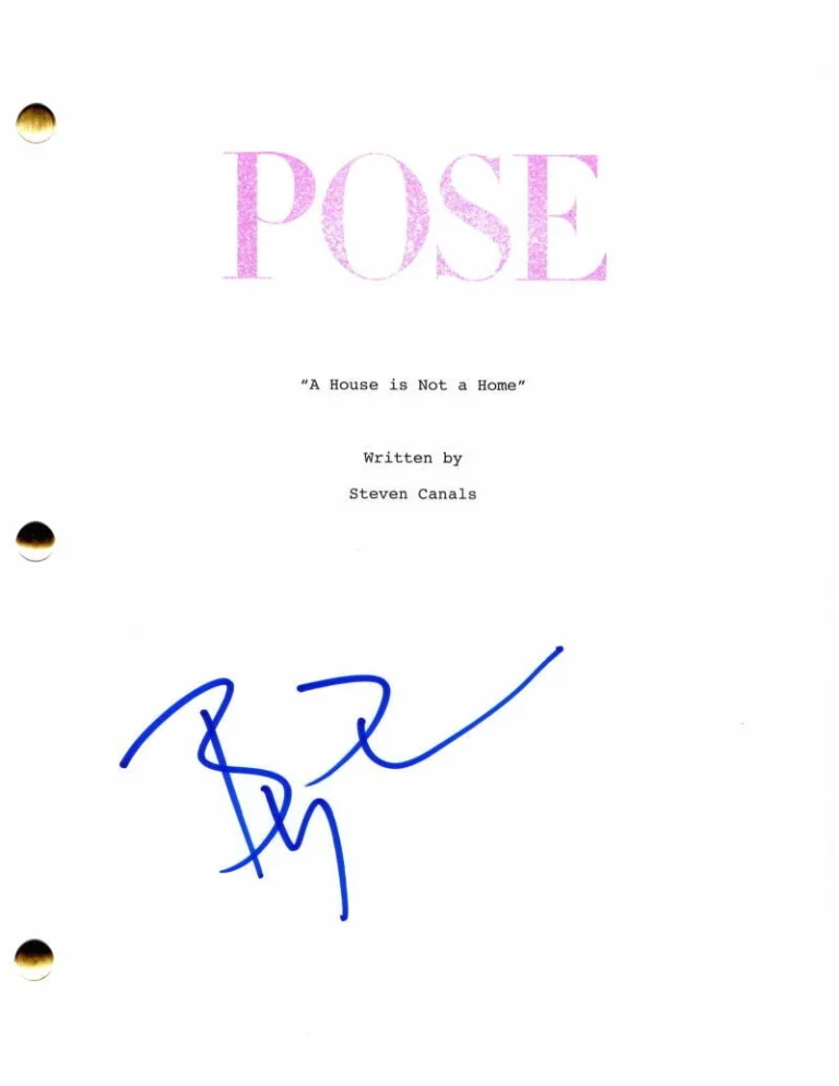 BILLY PORTER SIGNED AUTOGRAPH POSE FULL PILOT SCRIPT - PRAY TELL VERY RARE!