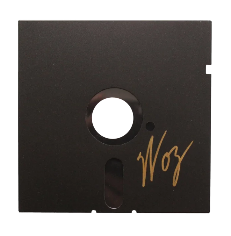 STEVE WOZNIAK WOZ SIGNED AUTOGRAPH 5.25