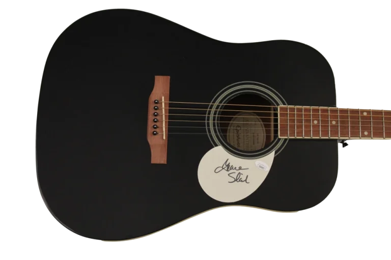 GRACE SLICK SIGNED AUTOGRAPH GIBSON EPIPHONE GUITAR THE GREAT SOCIETY JSA COA