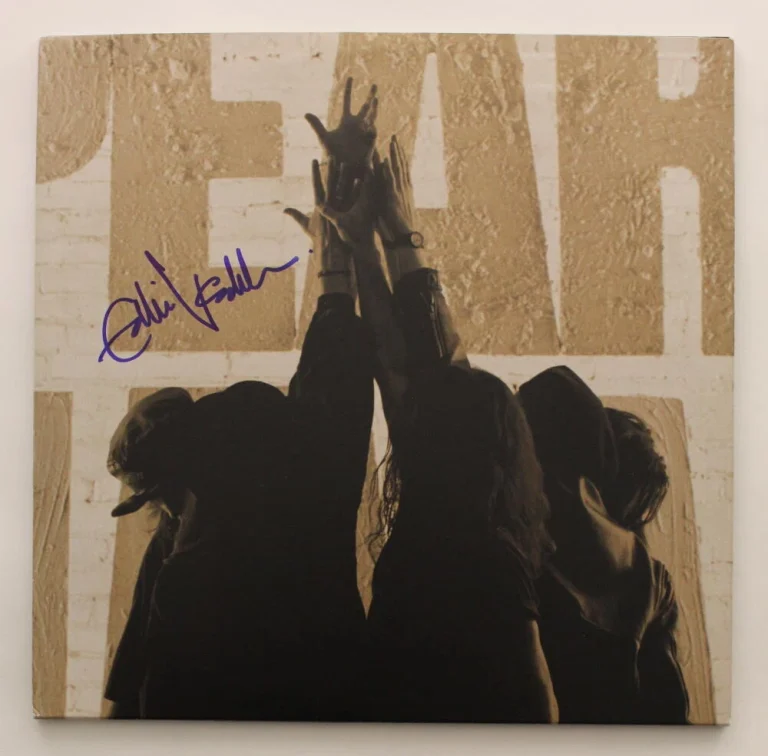 EDDIE VEDDER SIGNED AUTOGRAPH ALBUM VINYL RECORD - PEARL JAM TEN RARE! BAS COA