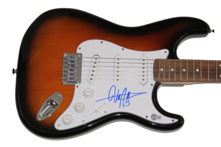BILLY STRINGS SIGNED AUTOGRAPH FULL SIZE FENDER ELECTRIC GUITAR - BECKETT COA