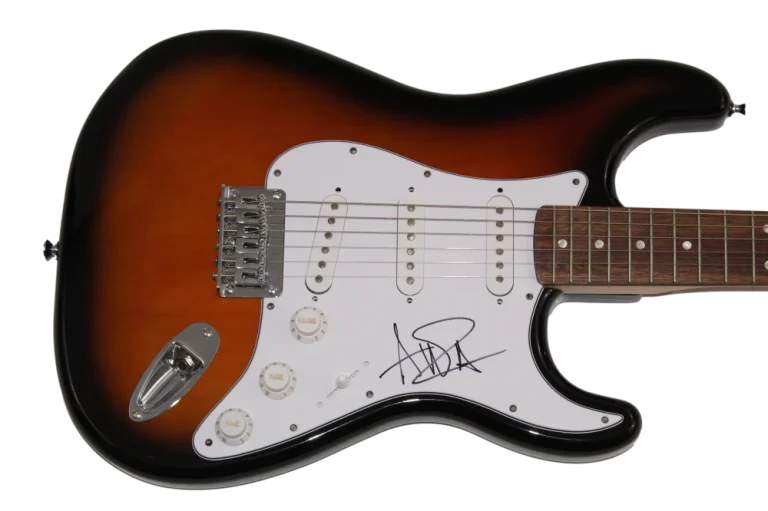 AVRIL LAVIGNE SIGNED AUTOGRAPH FULL SIZE FENDER ELECTRIC GUITAR - VERY RARE JSA