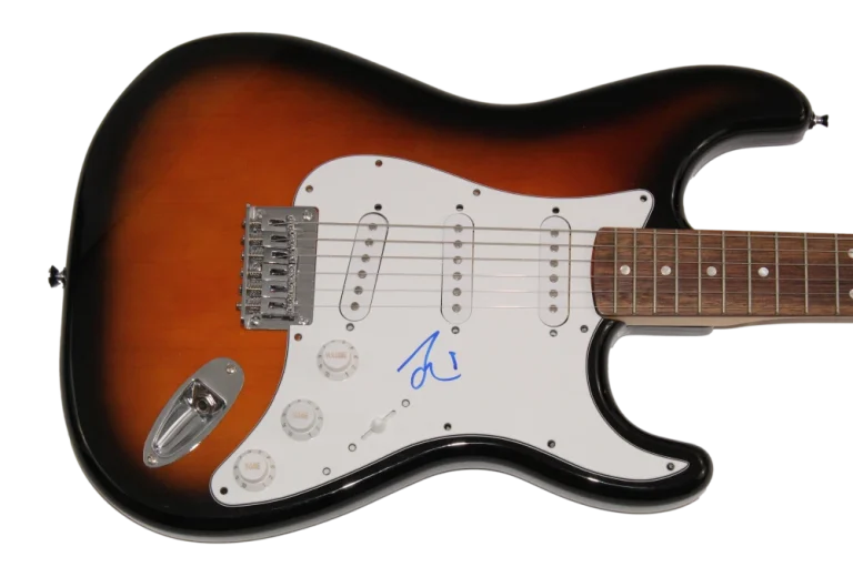TAYLOR HAWKINS SIGNED AUTOGRAPH FENDER ELECTRIC GUITAR - FOO FIGHTERS W/ JSA COA