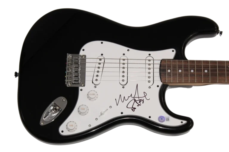 TREY ANASTASIO & MIKE GORDON BAND SIGNED AUTOGRAPH FENDER GUITAR PHISH BECKETT