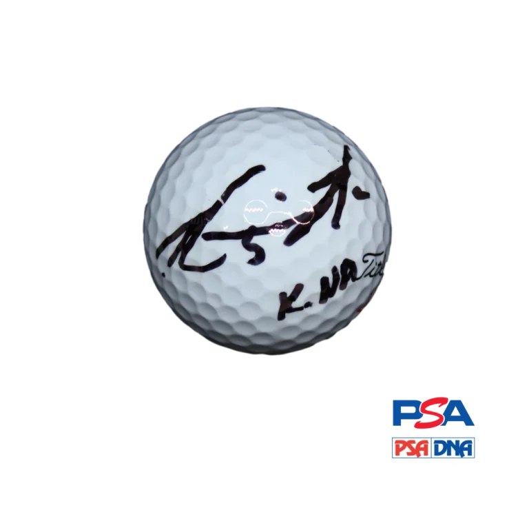 KEVIN NA SIGNED AUTOGRAPH GOLF BALL - PGA TOUR CHAMPION & LIV GOLF W/ PSA COA